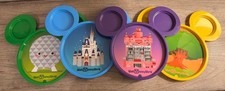 NEW 2026 Disney World Mickey Mouse Souvenir Plates Set of 4 Four Parks Exclusive picture