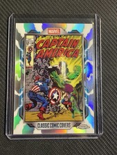Topps 2026 Topps Chrome Marvel Classic Comic Covers Insert CC-09 Captain America picture