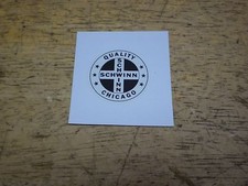 Schwinn Quality Round Black Seat Tube Bicycle Decal Stingray and Krate & Others picture