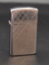 Vintage Slim Flat Bottom Zippo Lighter picture