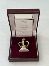VTG St. Edward's Miniature Crown Replica in Original Box Charity DS38 picture