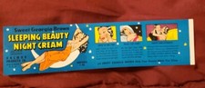 1920s Antique Label For Sweet Georgia Brown Sleep Beauty Night Cream  picture
