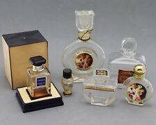 Vintage Miniature Perfume Bottle Lot Jean Desprez Lanvin Arpege Bellodgia Caron picture