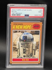 2023 TOPPS Throwback Thursday Star Wars  R2-D2 Bronze Parallel 9/10 PSA 9 Pop 3 picture