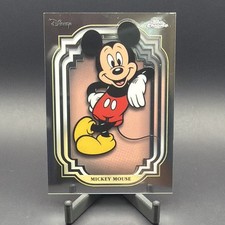 Topps 2024 Topps Chrome Disney 100 Base Set #1 Mickey Mouse Trading Card (A) picture