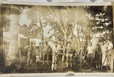 WW1 WWI USMC US Marine Corps Marines In Photo RPPC picture