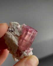 Very Gemmy Pink Tourmaline with Albite picture