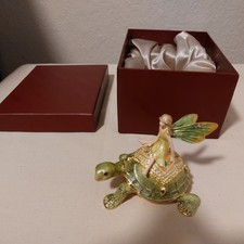 Enchanting Fairy Sitting On  tortoise Box  picture