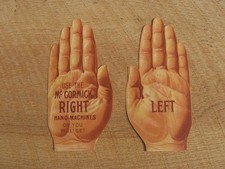 Vintage McCormick Binder Mower Promo Advertising Right Hand Left Hand  1890's IH picture