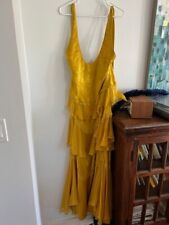 Roberto Cavalli Yellow Evening Gown Size Medium, Maxi Dress, Worn 3 times picture