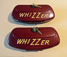 Two Rare Vintage 1940s Schwinn Whizzer Tool Boxes + Keys Working picture
