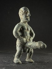 ANCIENT ROMAN BRONZE PRIAPUS ITHYPHALLIC FERTILITY GOD FIGURE 1ST-3RD CENTURY AD picture