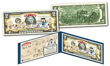 THE PEANUTS GANG 1950 Cartoon Strip THEN & NOW Genuine Legal Tender $2 US Bill picture