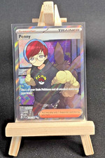 Pokemon Penny 239/198 Scarlet & Violet Base SV1 Full Art Ultra Rare picture