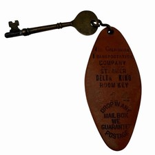 The California Transportation Company Steamer Delta King Room Key Vintage RARE picture