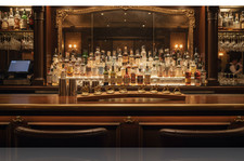 Blanton's Bourbon Cork Display Logo, Oak Barrel Stave, Blantons, Whiskey picture