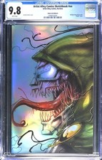 Artist Alley Comics Sketchbook - Venomized Doom Virgin Foil - Gorkem Demir picture
