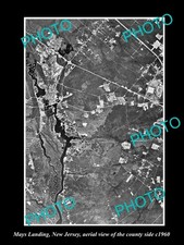 Mays Landing New Jersey Aerial View Of Area c1960 Large Historic Old Photo picture
