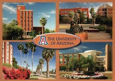 University of Arizona, Tucson AZ, Administration Building etc, Campus - Postcard picture