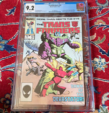 Marvel Comics The Transformers #10 CGC 9.2 (1985) Direct Edition picture