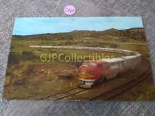 P3CEH Train or Station Postcard Railroad RR ASCENDING RATON PASS picture
