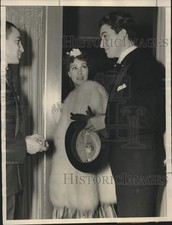 1937 Press Photo Jean Parker & husband George MacDonald at a Hollywood club picture