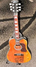 John Lennon-Gibson Mini Acoustic Guitar Figurinel Classic Collection 3D 10inch picture