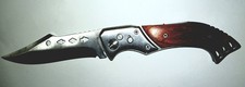 USED - Locking Open Assist Folding Blade Knife w/ Pakkawood Handle picture