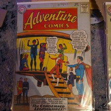 DC Comics Adventure/Action Comics  Lot of 5 Silver Age Handwriting on Cover picture