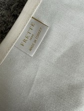 Frette Italy (8) New Napkins 100% Cotton Ivory Half Tone 22x22” picture