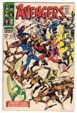 Avengers 44 1967 Marvel Comics VG 4.0 2nd App Red Guardian Hercules Quicksilver picture