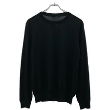 Balenciaga 19AW BB Logo Crew Neck Knit Sweater Black M (Ages 14+) picture