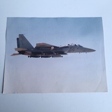 Vtg F-15E Dual Role Eagle Promo Press Photo Spec Sheet Airshow picture