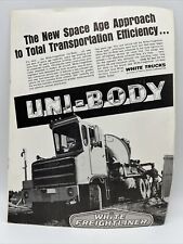 1969 WHITE TRUCKS FREIGHTLINER UNI-BODY The New Space Age Approach ADVERTISEMENT picture
