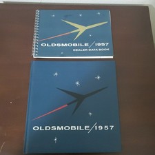 1957 Oldsmobile Dealer Showroom and Trim Album + Dealer Data Book Jan Olaf Hasen picture