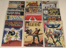 Lot of 13 Comic Books 1980’s ~ NM ~ Alien Ducklings, Black Belt Hamsters, Airboy picture