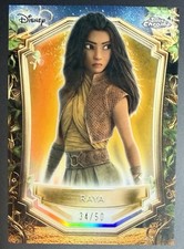 2025 Topps Disney Wonder Enchantments Chrome Gold #E-11 RAYA 34/50 picture