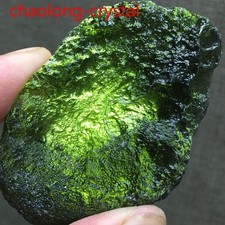 162ct Moldavite Genuine Raw Meteorite From Czech Republic PICcertificate picture
