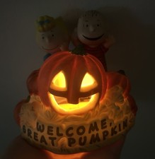 The Great Pumpkin Peanuts Gallery Hallmark  Light Halloween picture