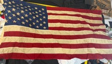 Vintage Valley Forge American Flag 50 Star USA Rustic 3x5 Ft Pioneer Grade picture