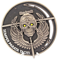 859th Special Operations Squadron Wolf Skull Challenge Coin 2.5 picture