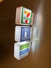 Japanese Konbini Convenience Stores Set Of 3 Magnets 7-eleven/Lawson/FamilyMart picture