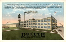 Duluth MN Store Equipment Factory Building c1910s Vintage Postcard bhn picture