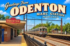Greetings From Odenton MARYLAND 4x6 Modern Postcard E462 picture