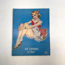 1950's Ice Skating Program: Ice Capades of 1951 Vintage Ephemera picture