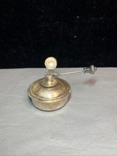 Antique Walk Around Silver Plate Kerosene Night Light  Victorian No Wick picture