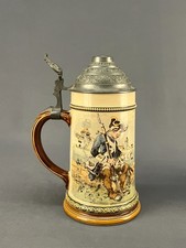 Mettlach Stein Heinrich Schlitt 2271/994  Friedrich’s Military Drinking & Joking picture
