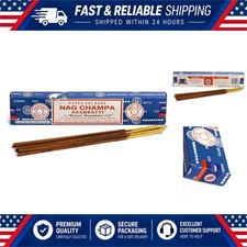 Satya Sai Baba Nag Champa Incense Sticks 3 Pack 15g Boxes Joss Insence picture