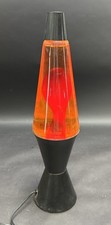 Vintage Lava Lite Red with Clear Black Base picture