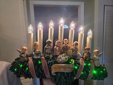 Vintage 1999 Berta Hummel “Joy to the World” Lighted Nativity Mantel Garland picture